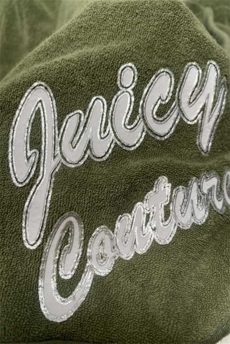 Juicy Couture Terry Logo Retro Shorts—rejuiced Zelene | JC-SN651808